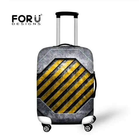 D0621 FORUDESIGNS Afrian Girl ацтекский узор багаж защитный водонепроницаемый чехол для 18-3" чемодан на колесиках эластичные дорожные дождевые чехлы - Цвет: D0621