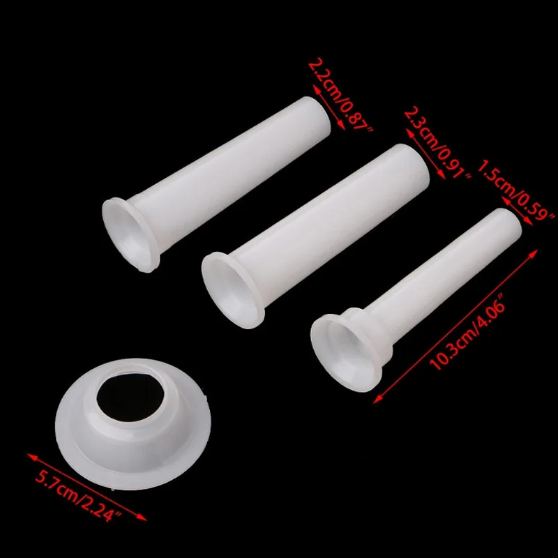 Новинка 3 шт./компл. Мясорубка колбасный шприц заполняющие трубки DIY колбасница