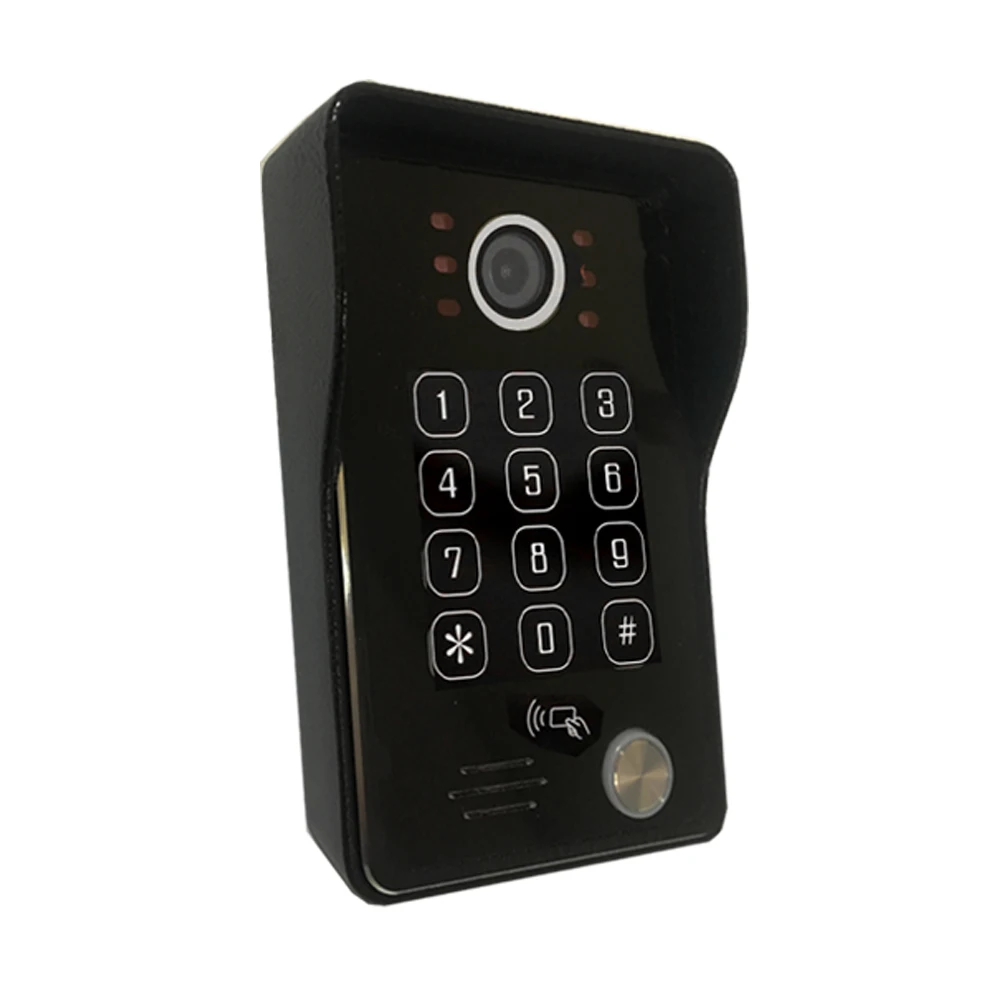 Dragonsview 10 Inch Smart Wifi Video Doorbell Intercom System with RFID Password Wireless Video Door Phone IP 4 Channels