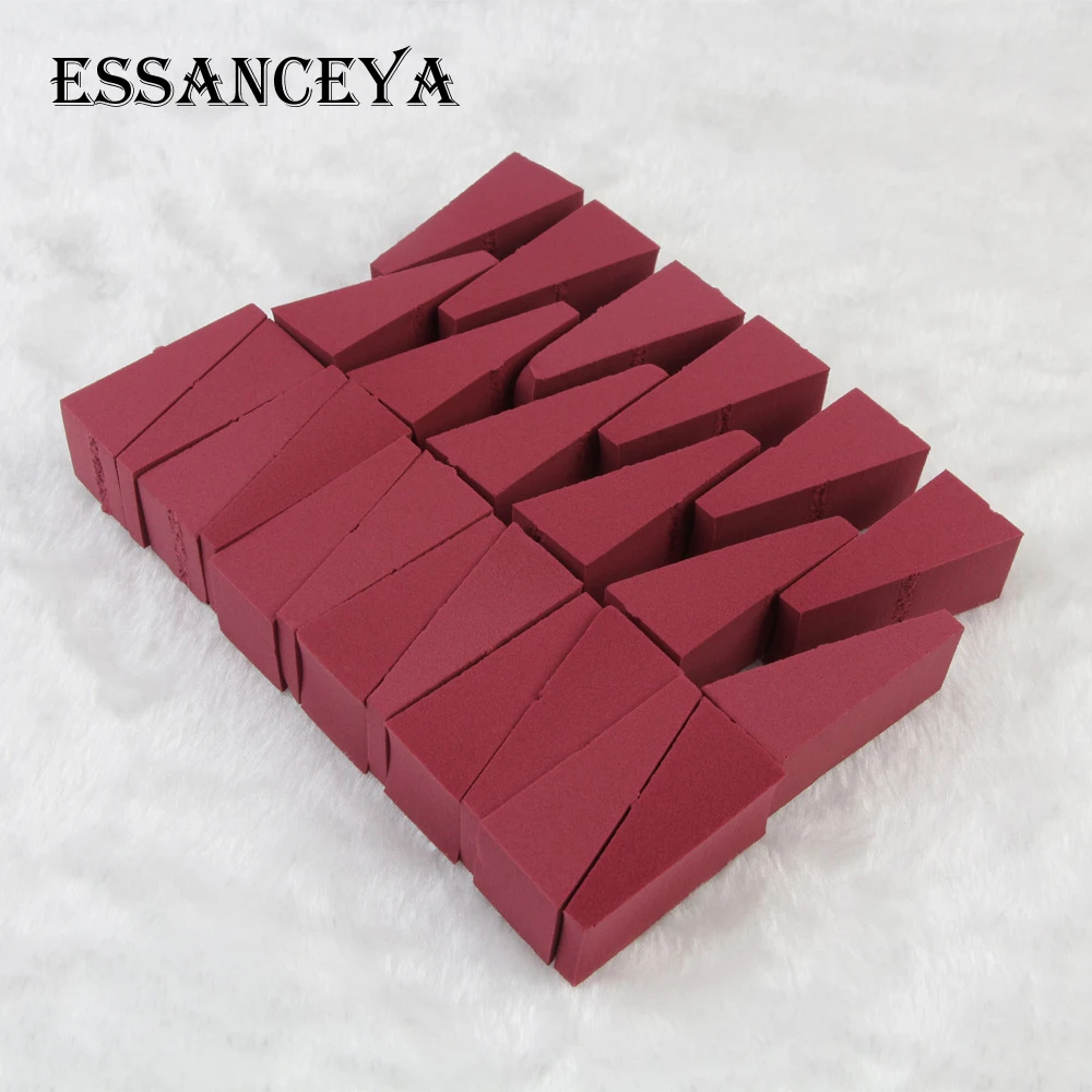 ESSANCEYA 24 шт./пакет плотность латекс клинья спонж для Макияжа Косметический слойка пудра гладкая Спонжик для лица пуховка для пудры