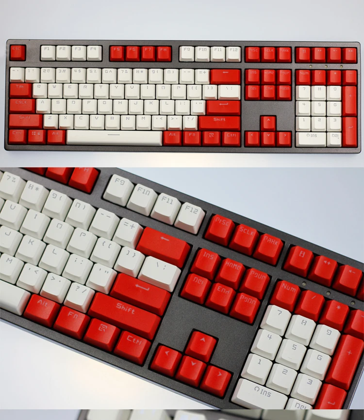 Розовый Фиолетовый Синий механическая клавиатура Ключ Крышка 104/87 keycap ABS Прозрачный ключ крышка для игр механическая клавиатура MX брелки