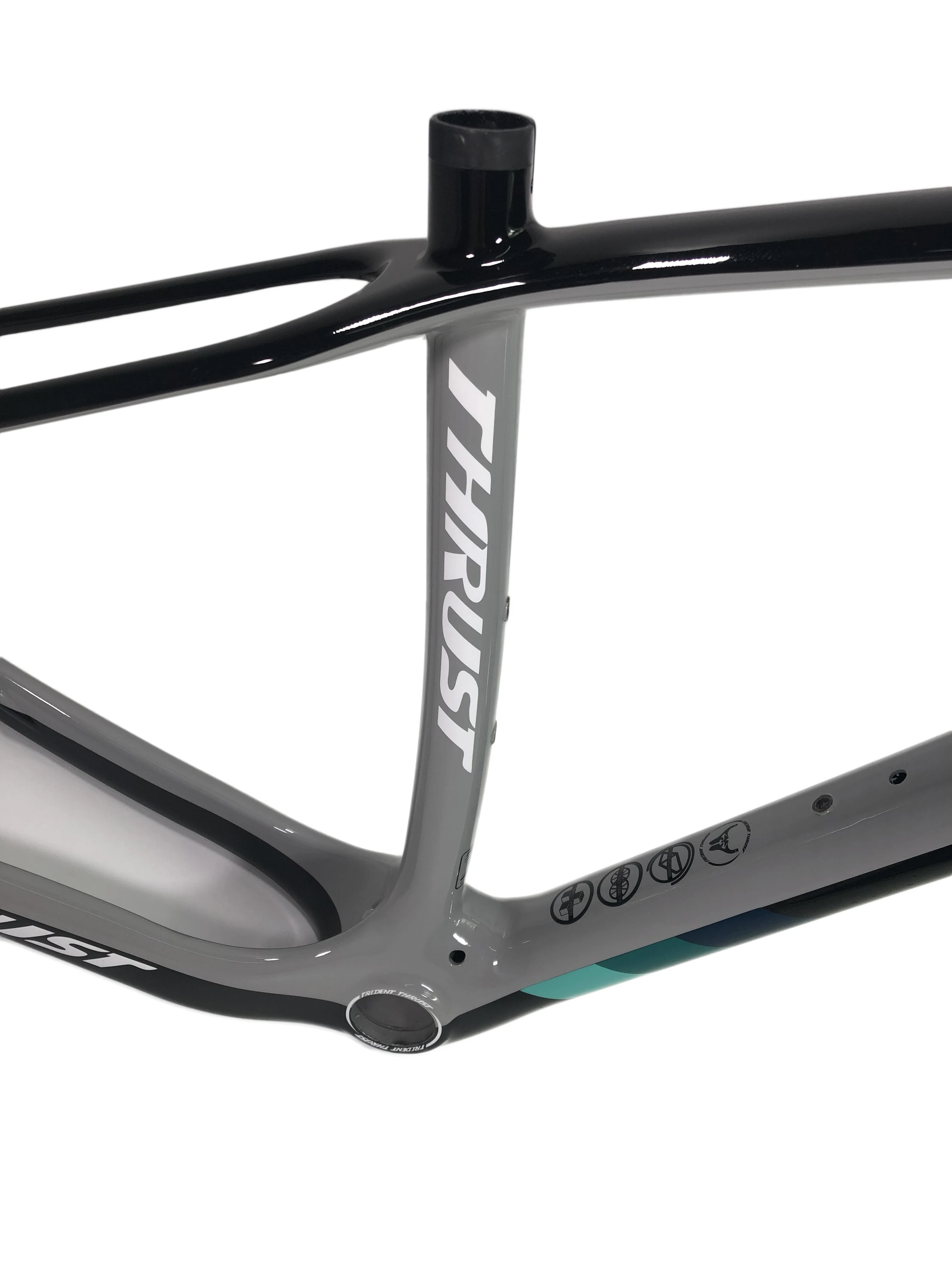 Карбоновая рама THRUST 2020 T1000 mtb 29er/27 5 ER 15/17/19 дюймов черный и серый цвета карбоновая