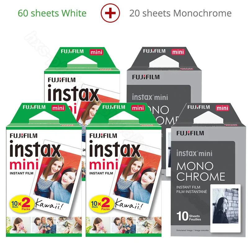 Фотобумага Fuji Fujifilm Instax Mini 9 для Instax Mini 9 7s 8 90 70 25 Instant Polariod camera Share Liplay SP2 1 Printer