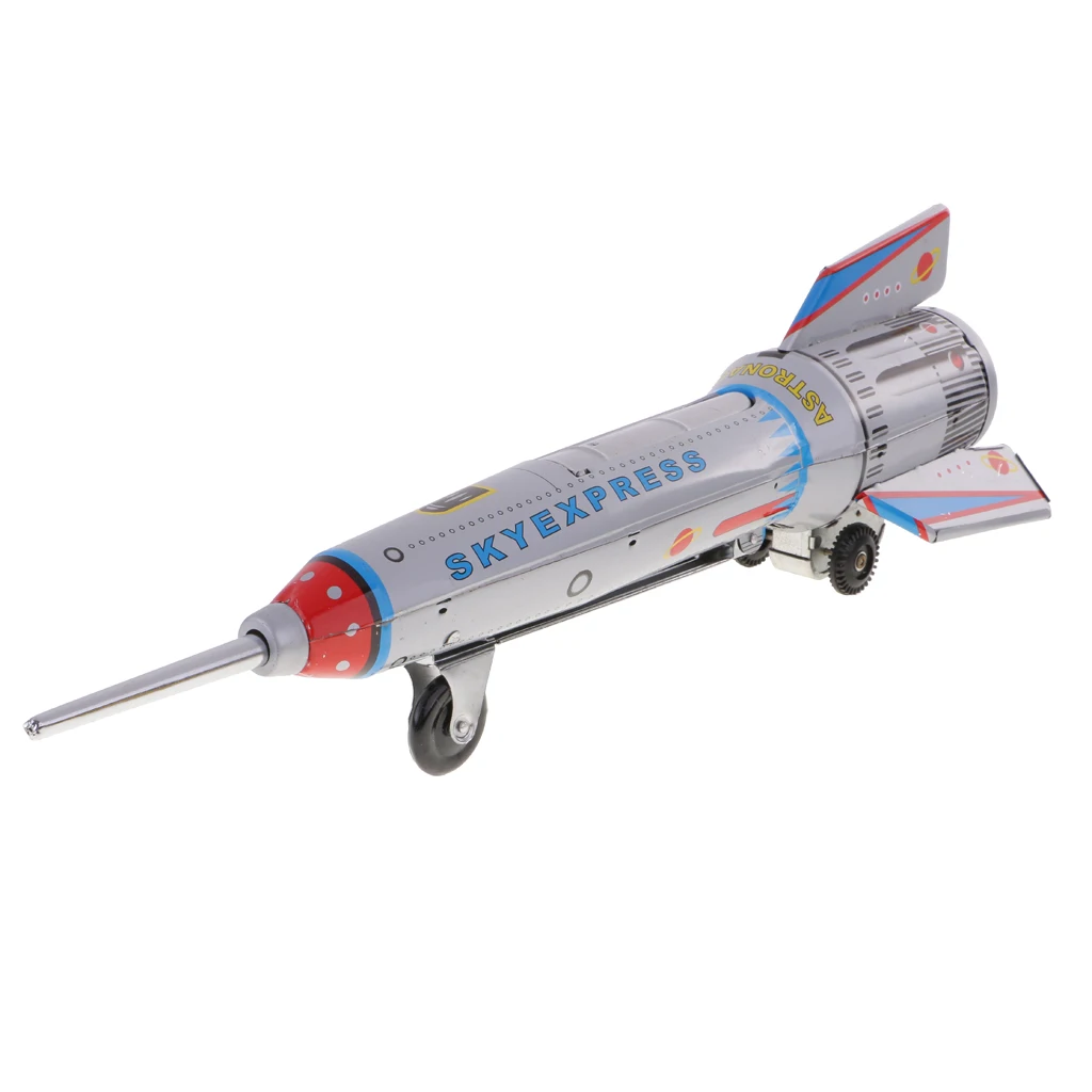 Оловянная игрушка с фрикционным приводом космическая Sky Express коллекционный