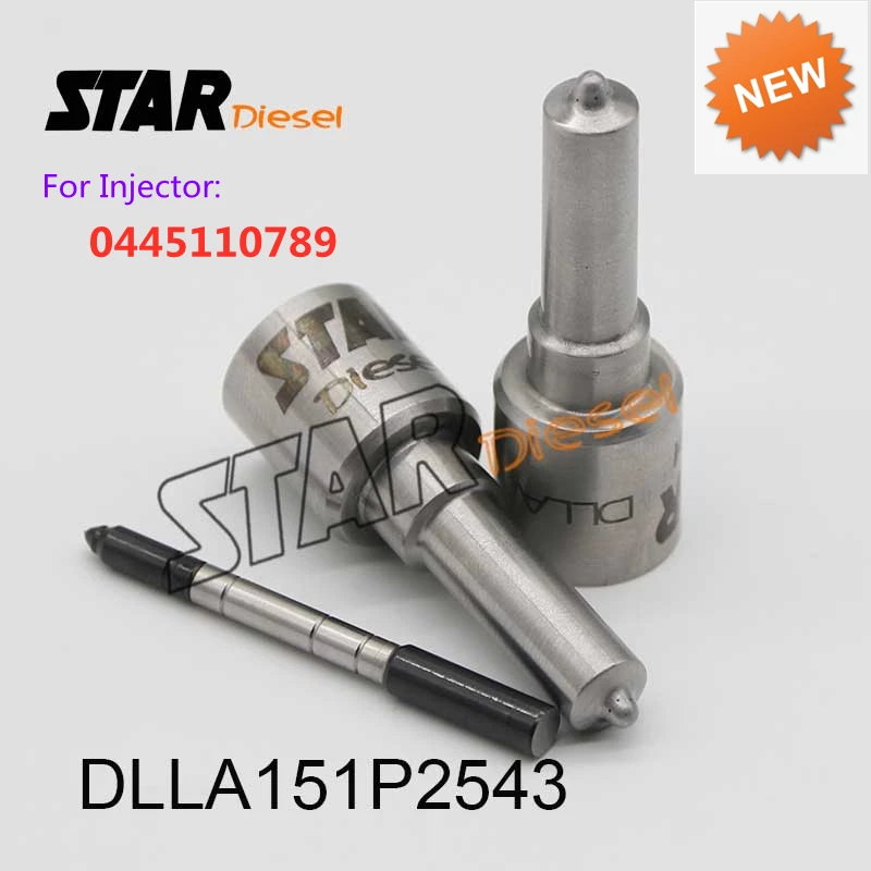 

STAR Diesel DLLA151P2543 Common Rail Injector Nozzle Tips DLLA 151 P 2543 Repair Kits For 0445110789
