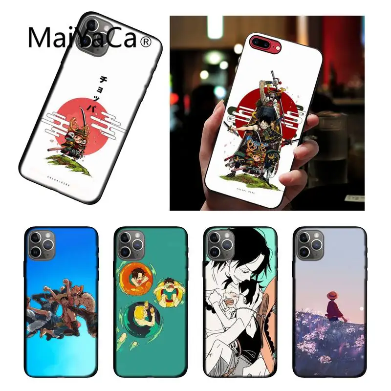 Чехол для телефона MaiYaCa Anime Luffy Tony Chopper ACE iPhone 12 8 7 6 6S Plus X XS MAX 5 5S SE XR 11 pro promax|Бамперы| |