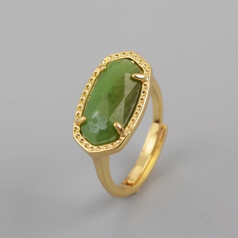 BOROSA драгоценные камни граненый камень кольцо натуральный Австралийский Jades
