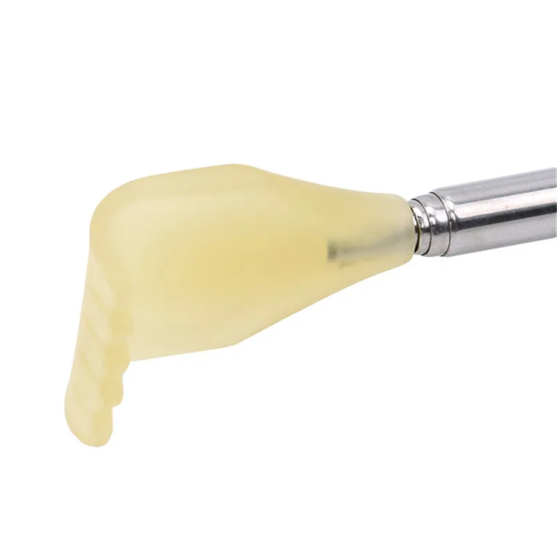 1 шт. желтый обратной скребка новые творческие Портативный Нержавеющая сталь