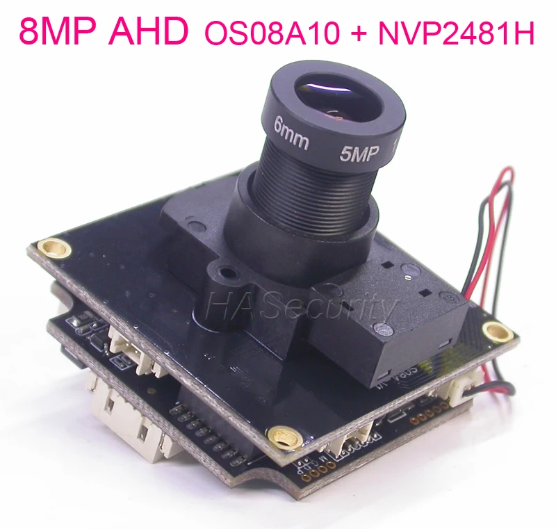 AHD 8.0MP @ 15FPS 3840x2160 1/1.8 &quotOmniVision OS08A10 CMOS + NVP2481 модуль камеры видеонаблюдения PCB OSD