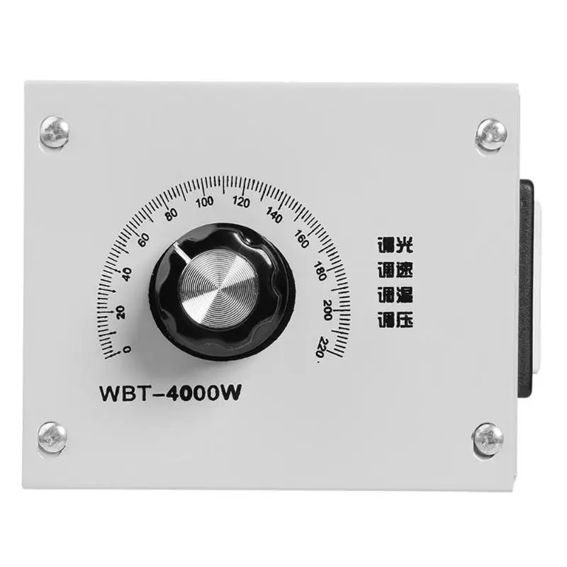 AC 220V WBT-4000W стабилизатор электронапряжения диммер контроль температуры двигателя отрицательное давление вентилятор 105*83*54 мм