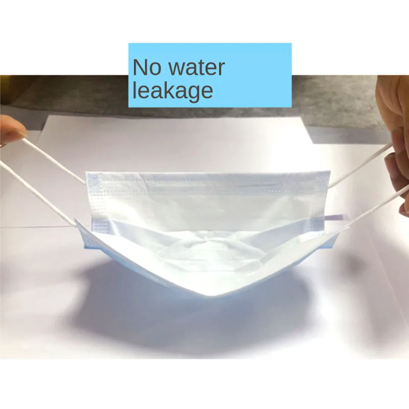 Оптовая продажа унисекс 60 шт. Синяя Маска для лица с защитой от пыли нетканый