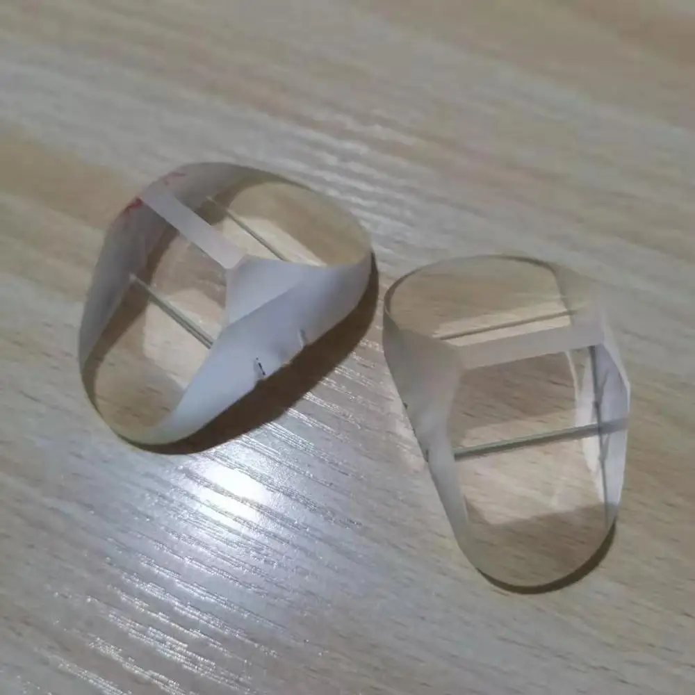 Оптическая призмовая стеклянная треугольная линза под прямым углом Lsosceles Porro