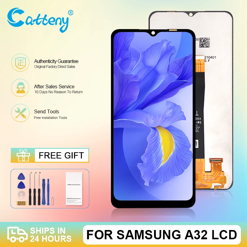 

Оптовая продажа, дисплей A326 для Samsung Galaxy A32 5G, ЖК-дисплей с сенсорным экраном, дигитайзер A326BR SM-A326B в сборе, бесплатная доставка