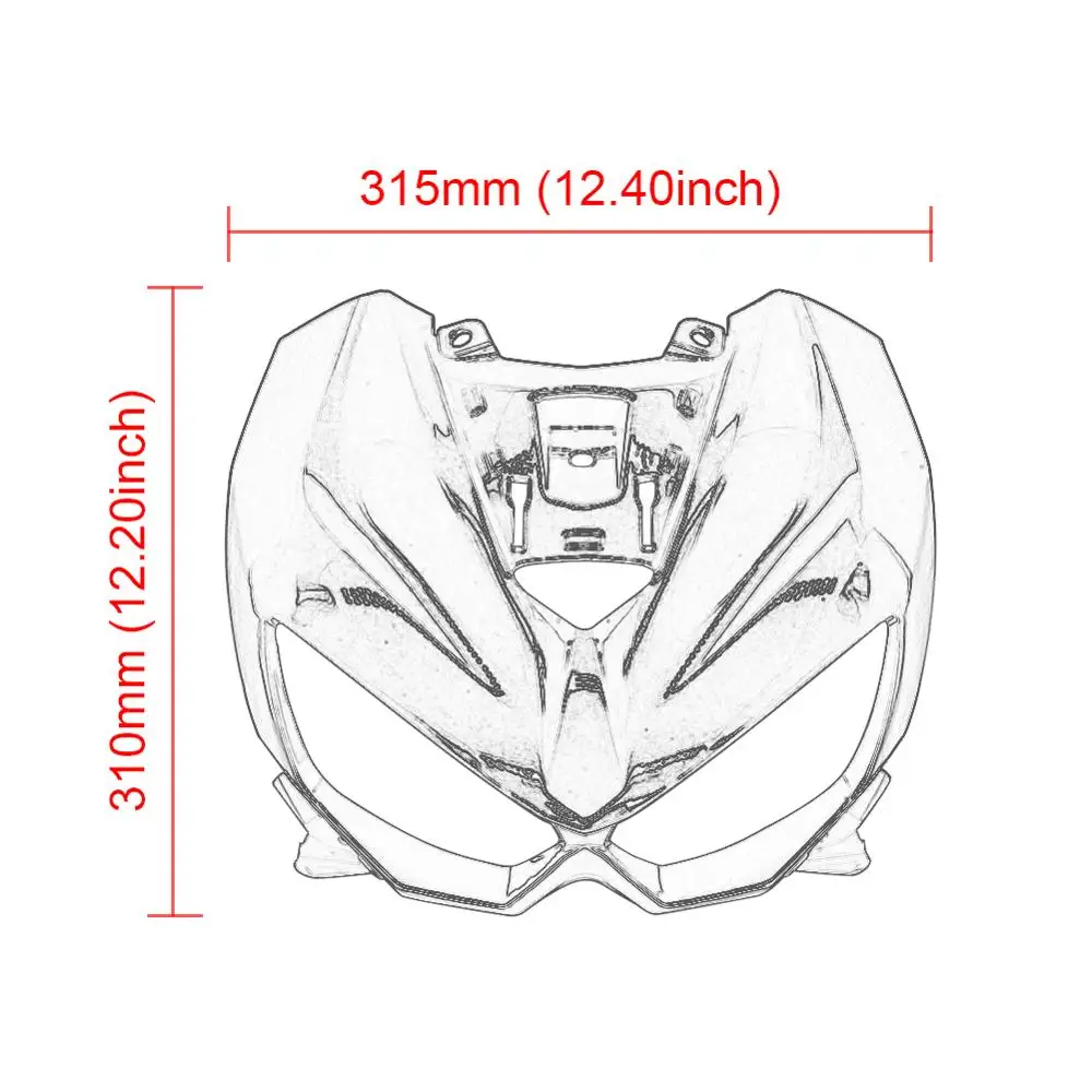 Передняя накладка на переднюю фару Z1000 корпус для передней фары обтекатель