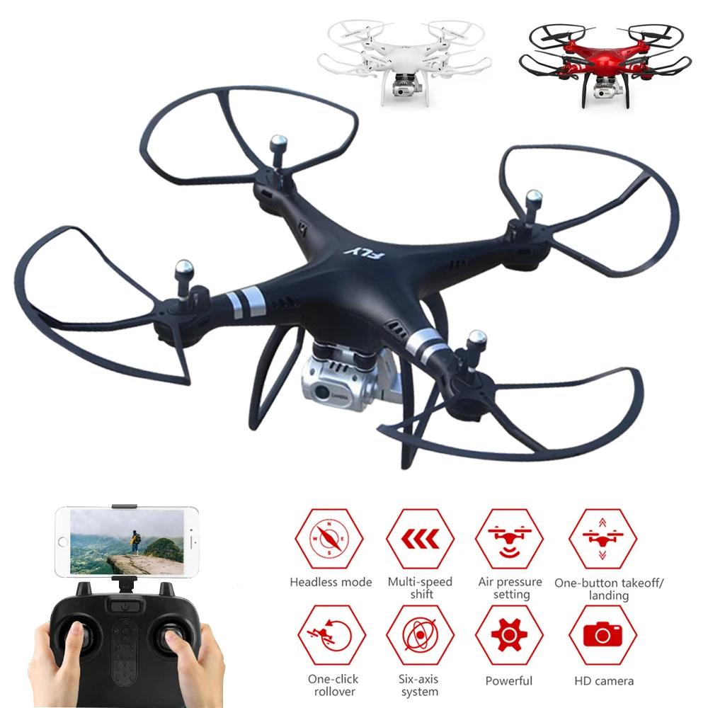 1080P камера дроны Трансмиссия RC Квадрокоптер Wifi FPV 20 25 мин Время полета WiFi Дрон с