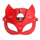 Пикантные красные лиса маска эротические секс фетиш бдсм секс Секс-игрушки Slave взрослых игр подарок на Хэллоуин женские секс-товары Леди Маска для кошек
