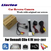 auto reverse rear camera for renault clio iv 20122018 hd ccd back parking cam work with car factory screen