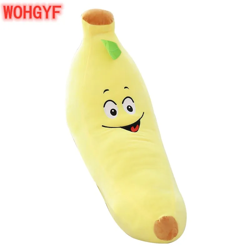 

1Pcs High Quality 45cm Plush Banana Pillow Plush Toy Cute Banana Doll Ideas For Kids Playing Stuffed Plush Props Pillow
