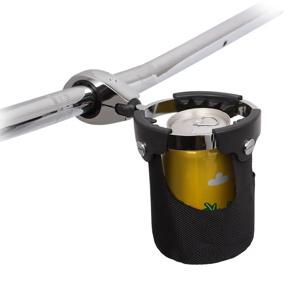 Comprar Portavasos Universal Para Motocicleta Con Montura Giratoria De 360 ° Y Cesta De Nailon Para Harley Touring Street Glide