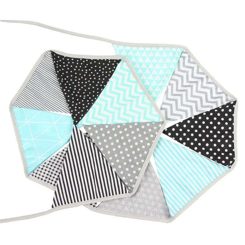 12 флагов 3 2 м классическая синяя серая хлопчатобумажная ткань флажок флаг баннер