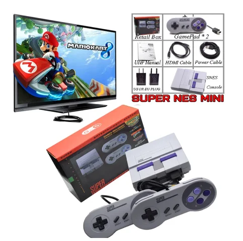 Супер HD HDMI выход SNES Ретро Классический Ручной игровой плеер ТВ мини игровая