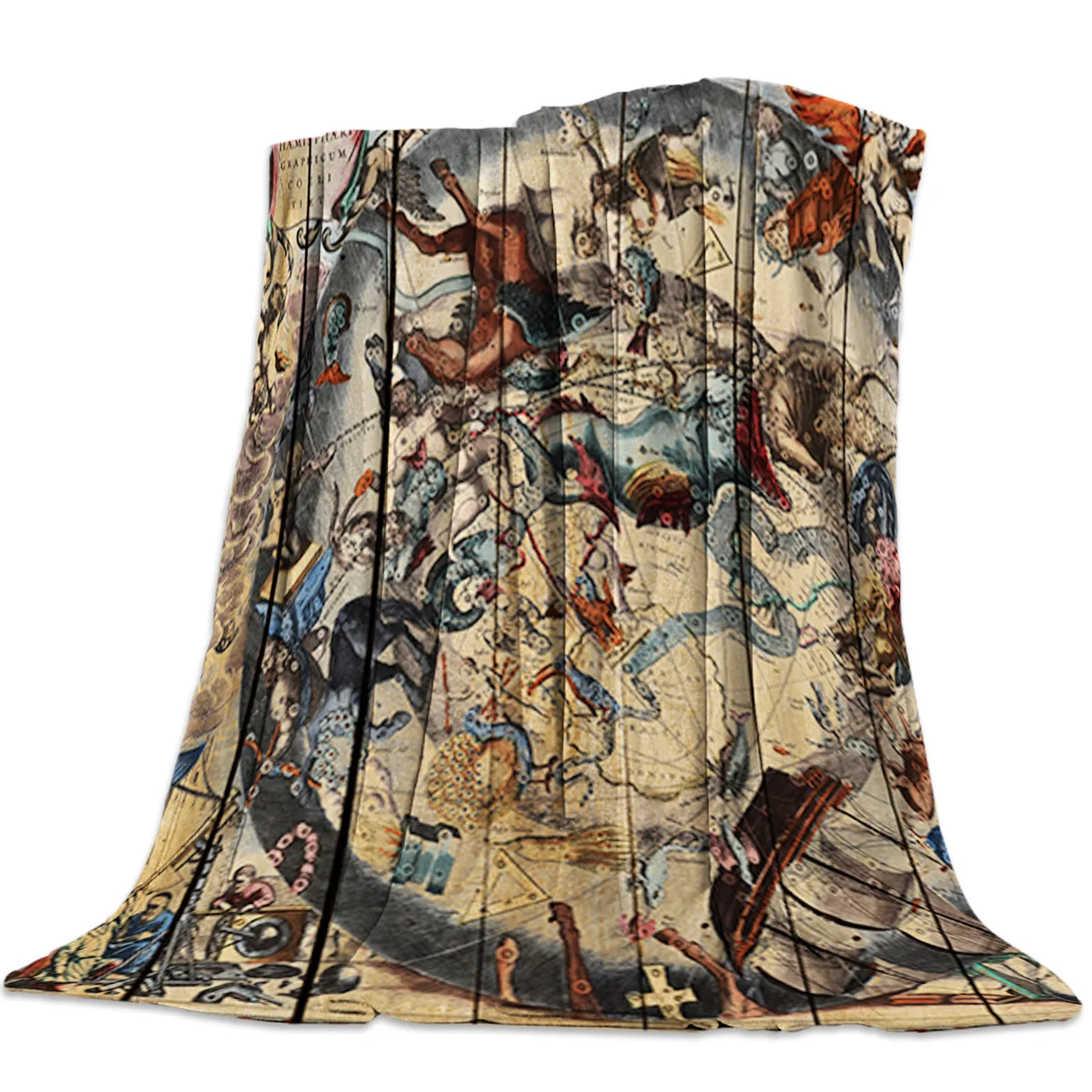 Карта деревянный фон пледы одеяло диван кровать ребенок взрослый теплое для