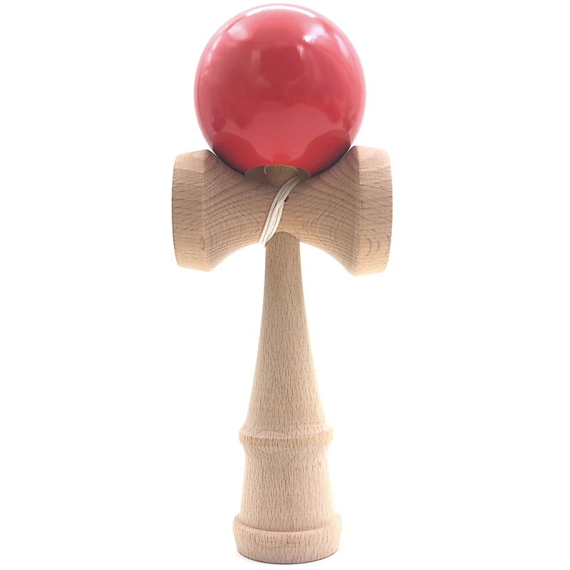 Pink 18 см, профессиональные деревянные игрушки Kendama, одноцветные, искусственная краска, умелый шар для жонглирования, антистресс, Спорт на открытом воздухе для детей и взрослых - Цвет: Pink
