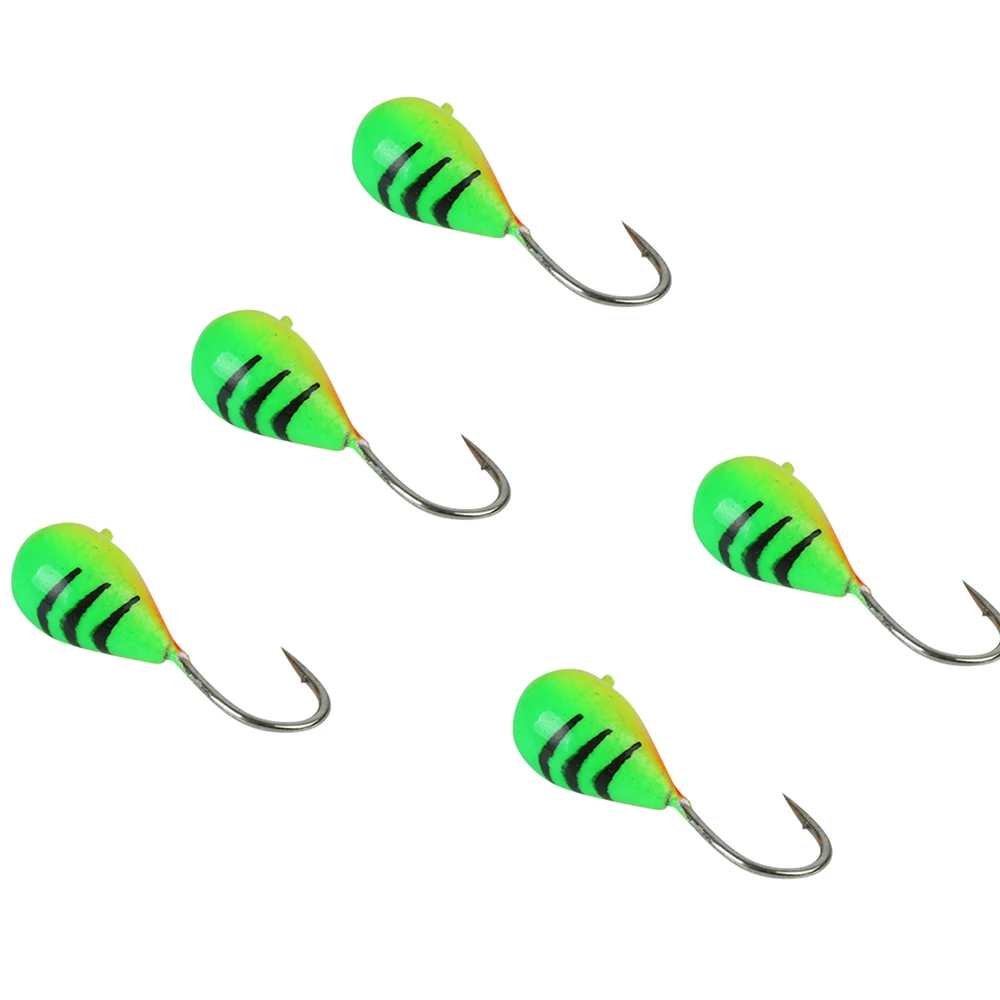 5pc Ice jig 050 Maximumcatch 0,42 г-1,90 г вольфрамовый джиг для подледной рыбалки 11 мм-17 мм приманка для подледной рыбалки 16#14#12# японский крючок для зимней рыбалки - Цвет: 5pc Ice jig 050