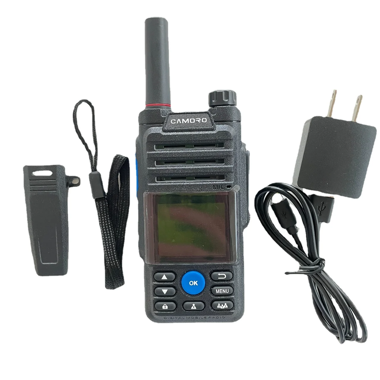 Zello Talkies fight 6800mAh Network Walkie Talkie Gps Bluetooth POC Radio Transmitter Android walkie-talkie 50km 100 KM