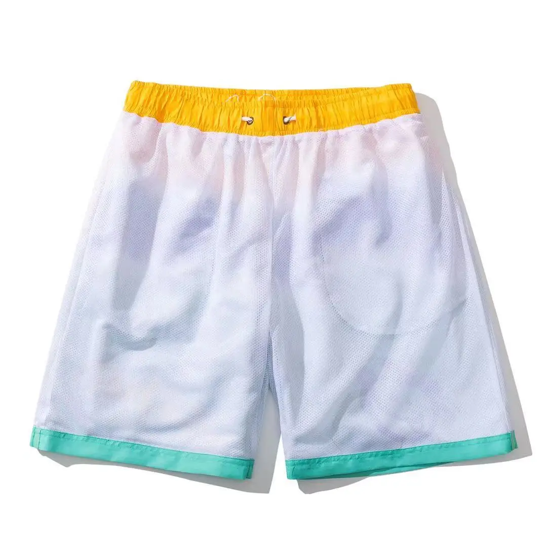 

Summer trendy loose beach pants cartoon print men's casual shortsThe men's and women's cartoon print swimsuit shorts for summer