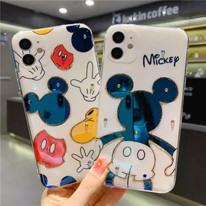 Disney cartoon Mickey phone case for iPhone 13 iPhone11 X 12 13Pro
lovers Blu-ray Epoxy shell Protector Cases 6.93 USD