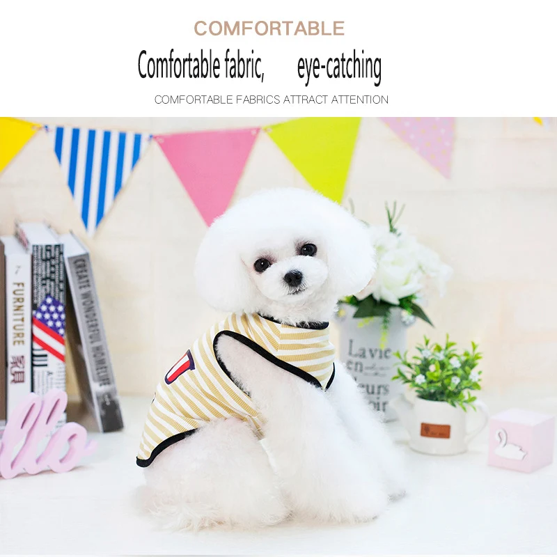 Футболка для кошек мягкая одежда щенков милых собак очки жилет домашних животных