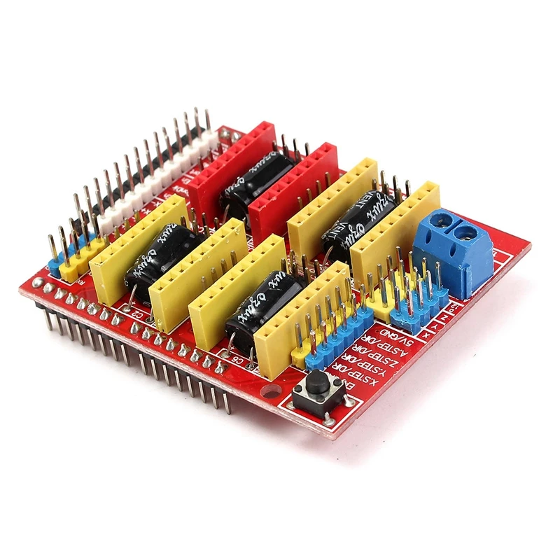 Cnc щит + 4 X Drv8825 драйвер комплект для Arduino 3D принтера | Компьютеры и офис