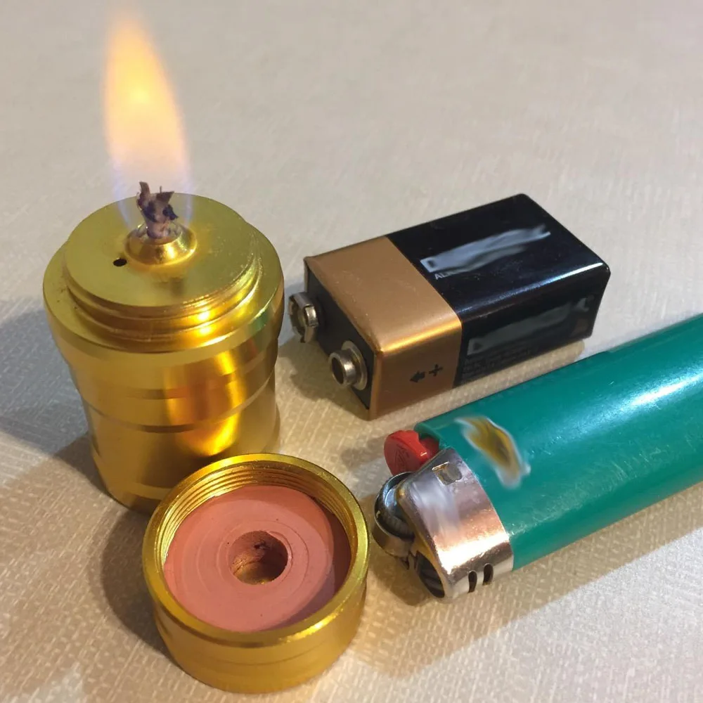 

Portable Metal Mini Alcohol Lamp Lab Equipment Heating Liquid Stoves For Outdoor survival Camping Hiking Travel without alcohol