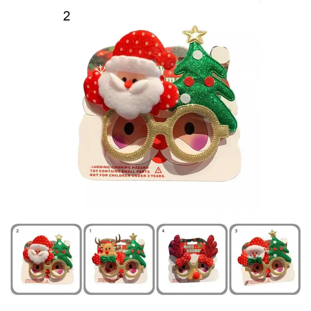 

Fashion Eyeglasses Prop Durable Funny Lightweight Decorative Xmas Cosplay Eyeglasses Glasses Frame Prop Glasses Frame