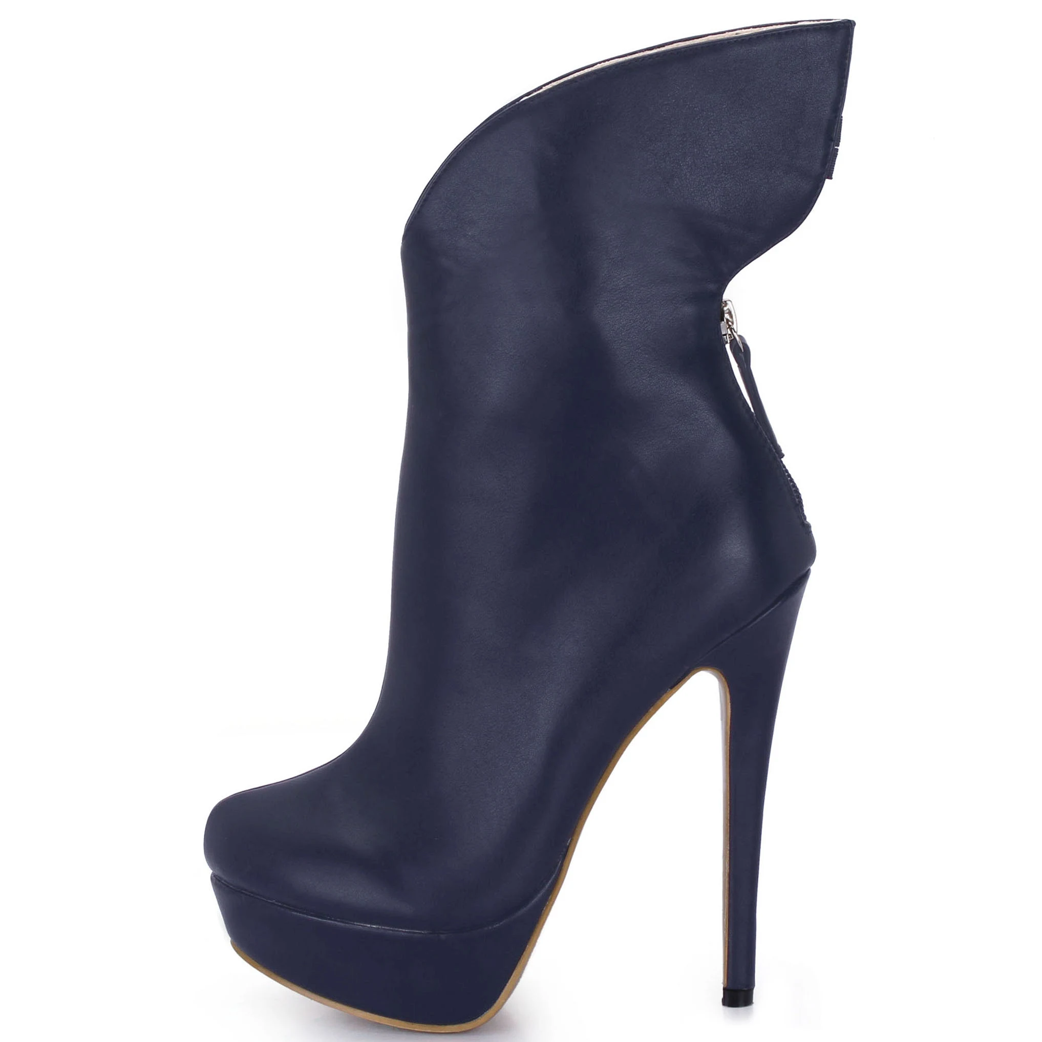 Пикантные женские вечерние туфли на высоком Высокая платформа Женские ботинки