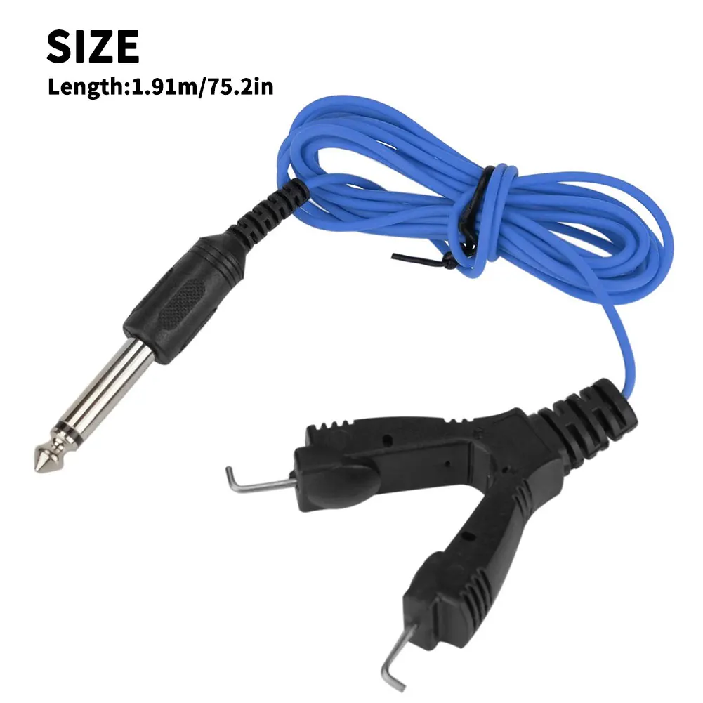 

1pcs 1.91m Clip Cord Power Cable Tattoo Hook Silicone Wire For Tattoo Machine Tattoo Power Supply Accessory Wire Cable Machine