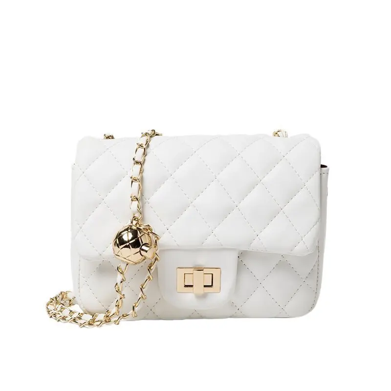 Модная кожаная женская маленькая квадратная однотонная сумка-мессенджер с