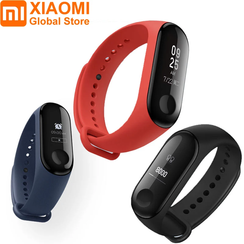 Умный Браслет Xiaomi Mi band 3 умный браслет фитнес отображение сообщений пульса