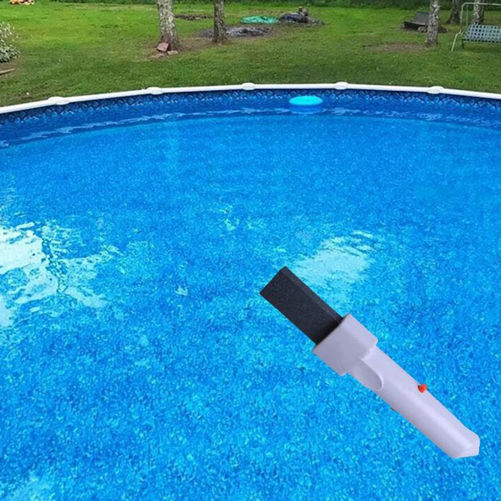 

Effective Pool Pumice Stone w/ Clip Handle Surface Lime Remover Erase Rust Pool Stain Eraser