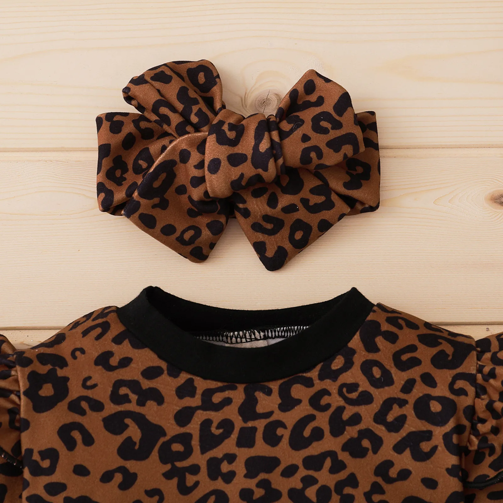 Комплекты для маленьких девочек модные осенне-зимние топы с круглым вырезом и