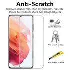2 шт. 2.5D Закаленное стекло для Samsung Galaxy S21FE, Защитное стекло для экрана Samsung S21 FE, Защитная пленка для объектива камеры