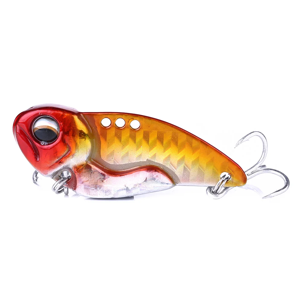 Fishing Lure 7g 14g 20g Metal VIB Hard Spinner Blade Bait with Treble Hooks for Bass Walleyes Trout Spoons | Спорт и развлечения