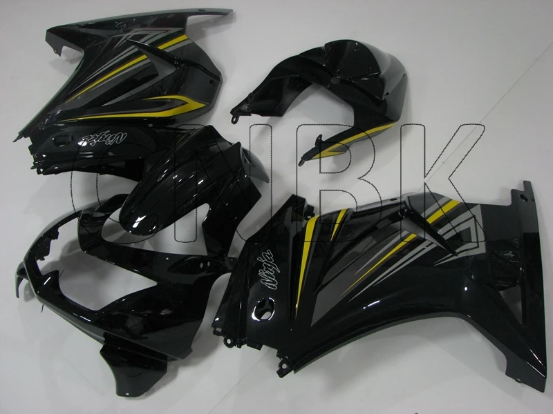 EX250 2008 Abs обтекатель Ninja 250R 2014 черный обтекатели|Полные комплекты обтекателей| |