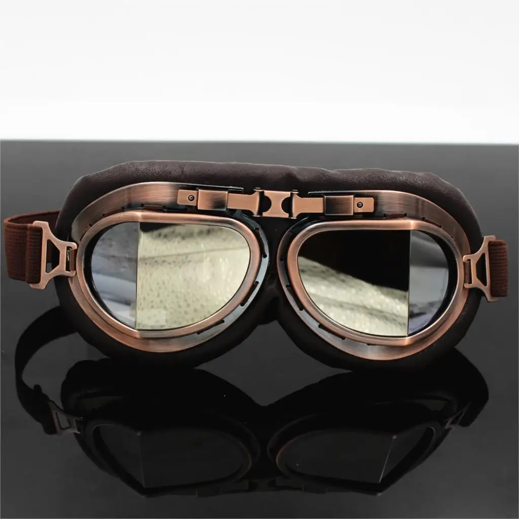 Ретро мотоциклетный шлем для мотокросса очки пилота реактивные винтажные Второй