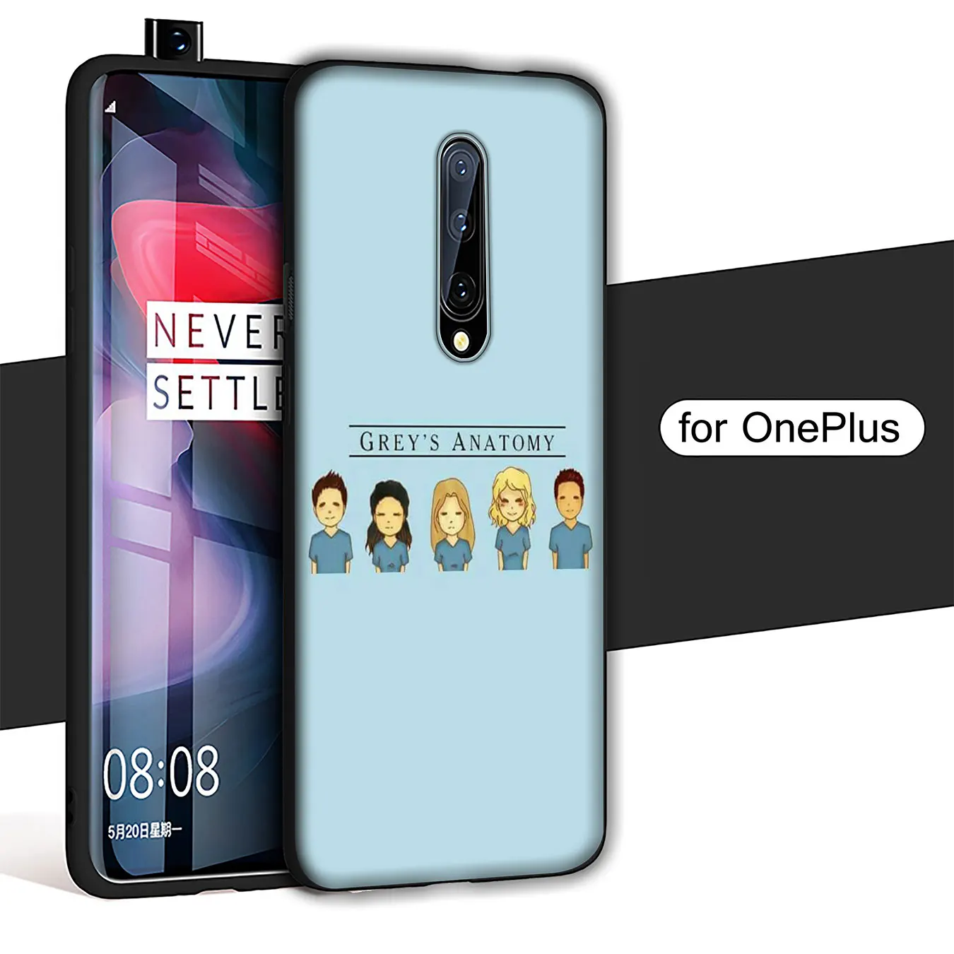 IYICAO American TV Greys Anatomy Nurse doctor Pattern Soft Silicone Phone Case for Oneplus 7T 7 Pro 6 6T 5 5T One Plus |