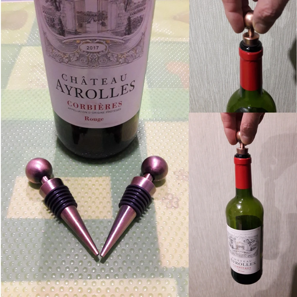Нержавеющая сталь вино вакуумная пробка герметичный пиво напитки стопоры из