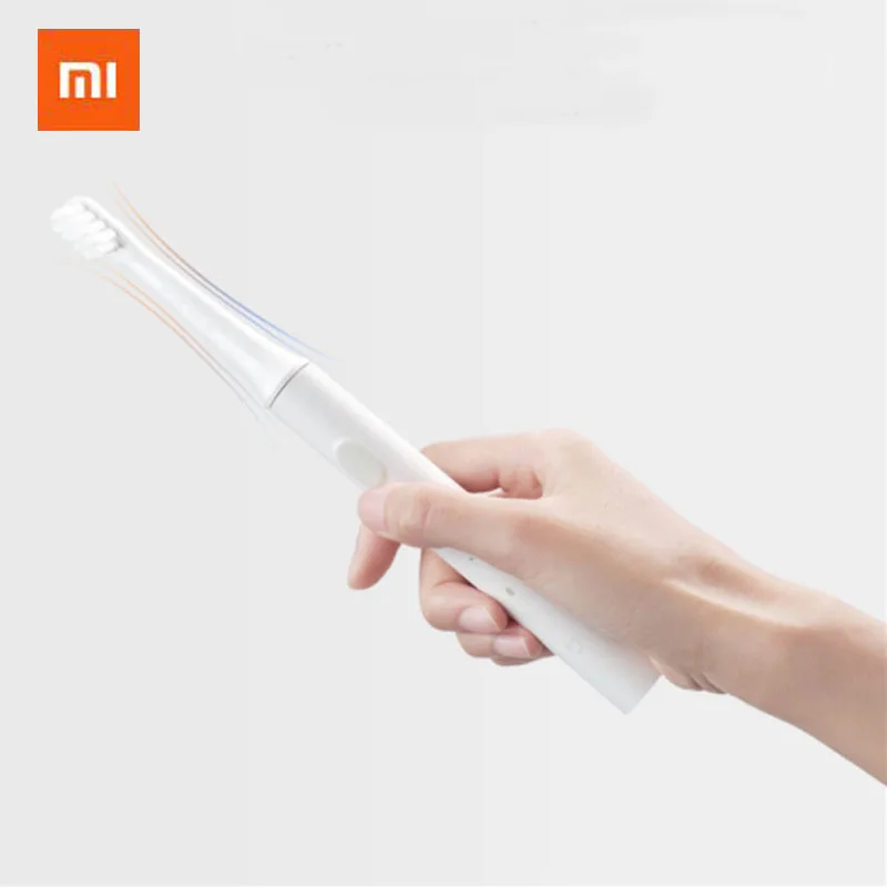 Новинка Xiao mi jia T100 mi умная электрическая зубная щетка 2 скорости звуковая зубная щетка отбеливающий для полости рта уход за зонами Re mi nder свет с чехлом