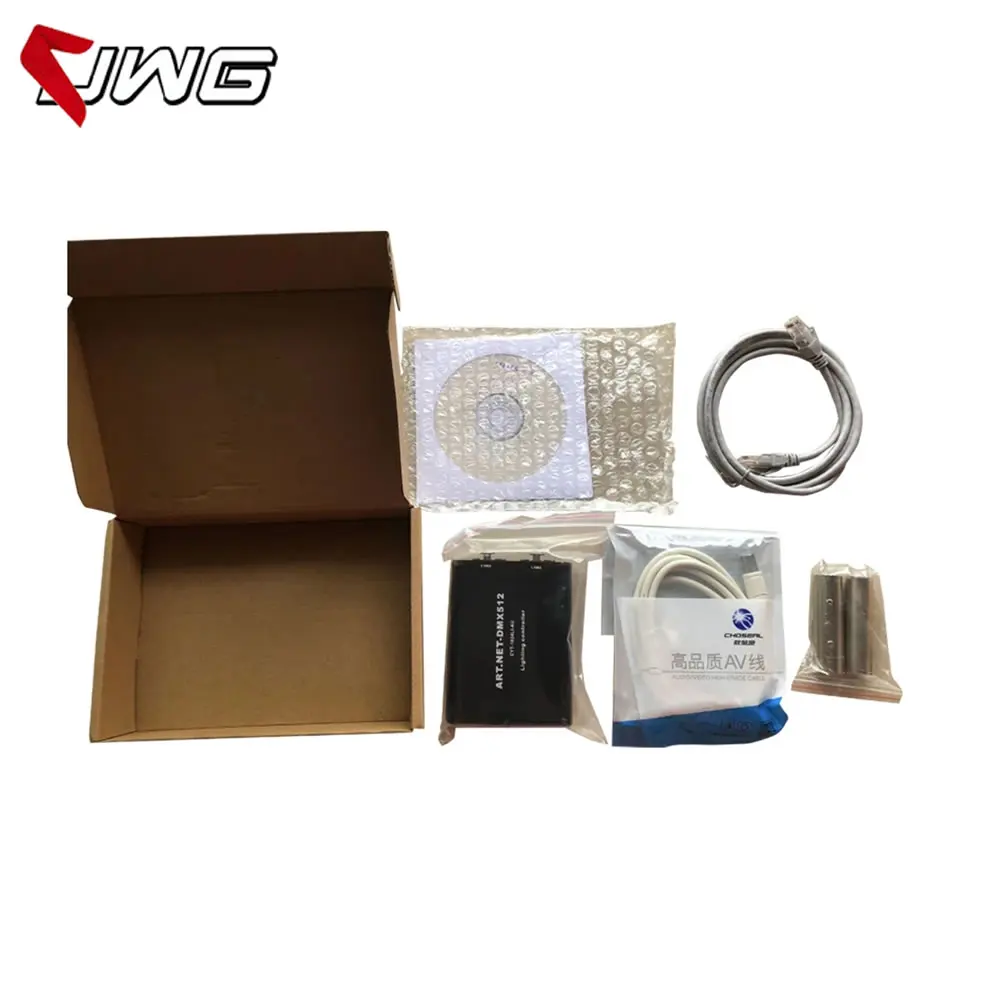 

Контроллер DMX Artnet, 1 вход Ethernet, 2 ход DMX, светодиодный контроллер 1024 CH для светодиодных сценических ламп
