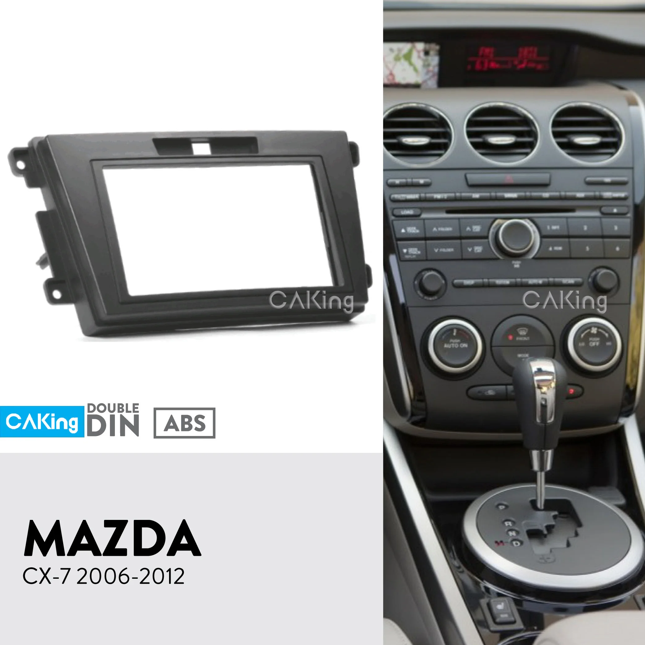 Панель автомобильного радио Fascia ДЛЯ Mazda 2006 2012 комплект для установки на приборную